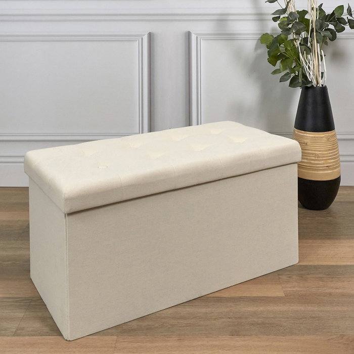 Home Deco Factory Pouf Pliable Eleonor Bei