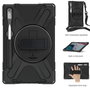 eSTUFF Coque Defender Austin pour Lenovo Tab P11 Pro 2022 2ème Génération 11.2" - TB132FU - Support Rotatif 360° - Protection Sans Verre Avant - Noir