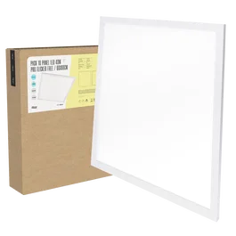 BX3 LIGHT Pack de 10 Panneaux LED 40W 4000 Lm Blanc Froid 6500K 60x60 cm Professionnel Sans Scintillement 60000H [BX3-LPT59540WLIFUDCW]