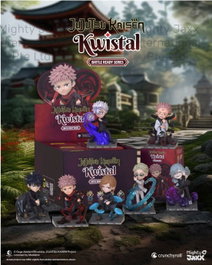 Mighty Jaxx Jujutsu Kaisen Kwistal Fwendz - Battle Ready Series Boîte Mystère Assortiment de 6