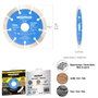 WOLFPACK LINEA PROFESIONAL Disque Diamant 115 mm pour Pierre, Brique et Réfractaire