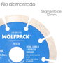 WOLFPACK LINEA PROFESIONAL Disque Diamant 115 mm pour Pierre, Brique et Réfractaire
