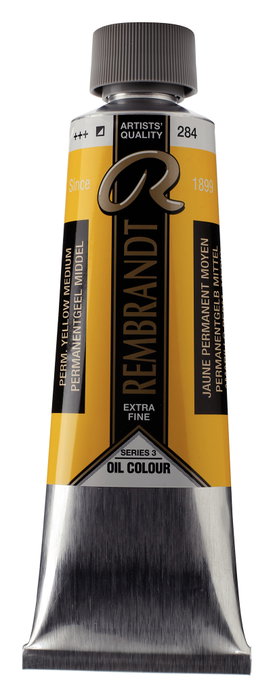 Rembrandt Peinture à l'huile Jaune Permanent Moyen 284, 150 ml Rembrandt Peinture à l'huile Jaune Permanent Moyen 284, 150 ml