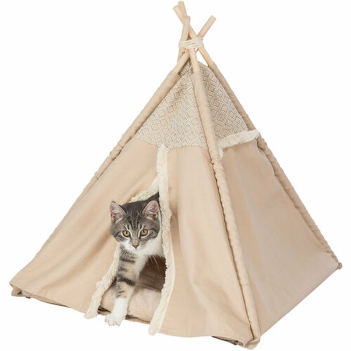 Lit pour animal domestique Trixie Beige 55 × 65 × 55 cm
