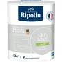 Ripolin - Peinture Meubles & Objets 1L - Satiné - Gris Lomé - Pour Bois, Mélaminé, Métal - Intérieur/Extérieur - 10% Biosourcé