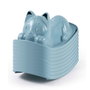 Smoby Balancín Gato Azul - Balançoire Chat Bleu pour Enfant dès 2 Ans, Produit en Norvégien