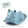 Smoby Balancín Gato Azul - Balançoire Chat Bleu pour Enfant dès 2 Ans, Produit en Norvégien