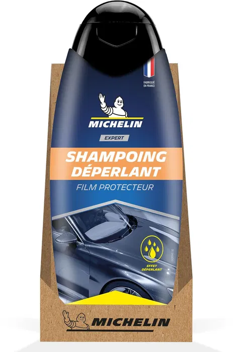 Michelin Shampoing Expert Déperlant Auto-Séchant pour Voiture - Nettoie, Dégraisse et Protège - 500 ml