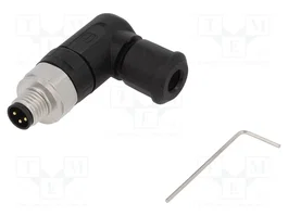 HARTING Connecteur M8 mâle 3 broches angulaire 90°
