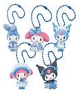 Sanrio Blind Pack assortiment figurines Twinchees My Melody x Kuromi Sweet Lolita 5 cm (24)