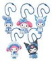 Sanrio Blind Pack assortiment figurines Twinchees My Melody x Kuromi Sweet Lolita 5 cm (24)