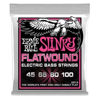 ERNIEBALL Jeu de cordes pour basse électrique Entorchado Plano Slinky Super 45-100 ERNIEBALL Jeu de cordes pour basse électrique Entorchado Plano Slinky Super 45-100
