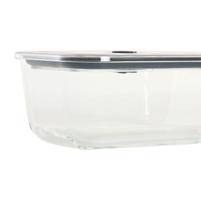 Boîte à lunch Home ESPRIT Transparent polypropylène Verre Borosilicaté 800 ml