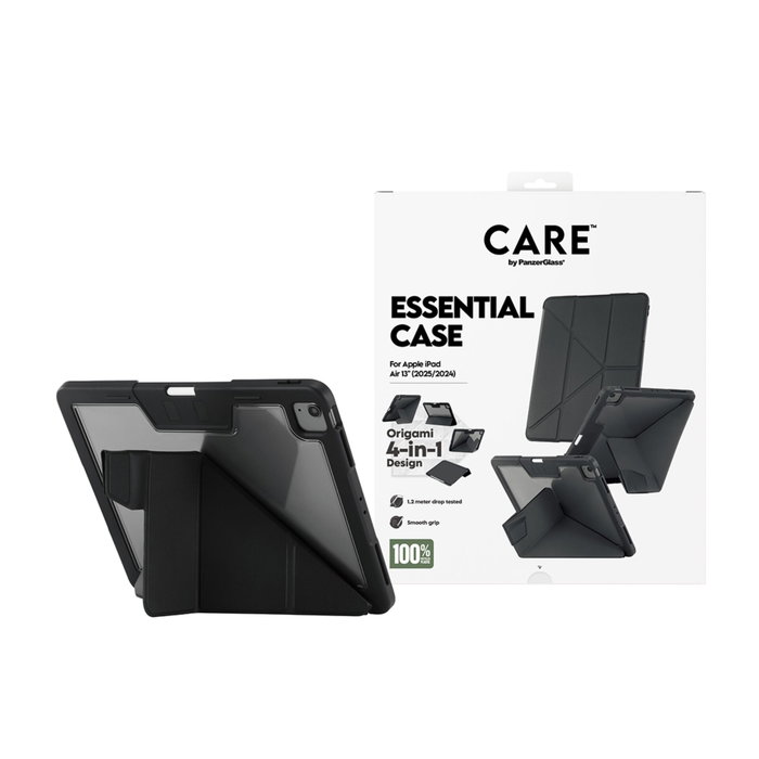 CARE by PanzerGlass TPU Essential Case iPad Air 13 Noir