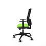 Piqueras y Crespo Chaise de Bureau Horna, Assise Pistache et Dossier Noir