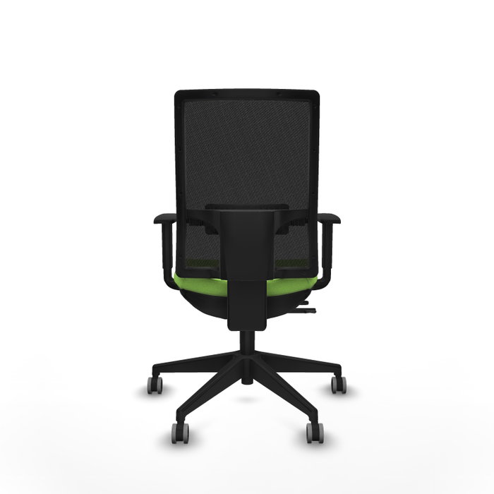 Piqueras y Crespo Chaise de Bureau Horna, Assise Pistache et Dossier Noir
