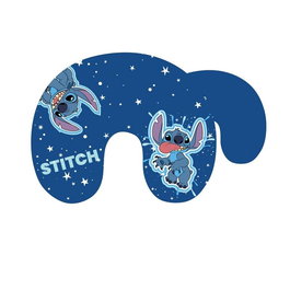 DISNEY Coussin de voyage Stitch (Lilo et Stitch) - Polyester et élasthanne