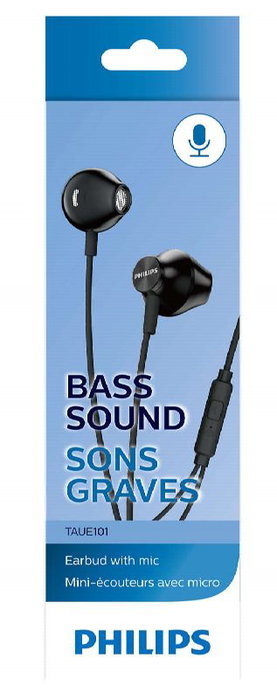 Casque Philips TAUE101BK/00 Noir
