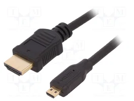 QOLTEC Câble HDMI vers micro HDMI 1,5m noir