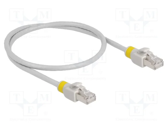 DELOCK Câble de raccordement Cat 6a S/FTP 0,5m RJ45 DELOCK Câble de raccordement Cat 6a S/FTP 0,5m RJ45