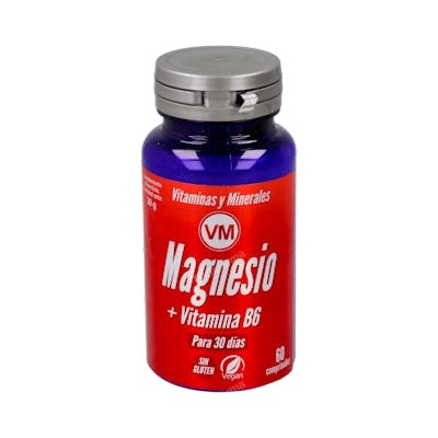 YNSADIET Magnésium + Vitamine B6 60 Comprimés Complément Alimentaire Énergie et Fatigue YNSADIET Magnésium + Vitamine B6 60 Comprimés Complément Alimentaire Énergie et Fatigue