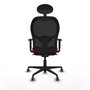Piqueras y Crespo Chaise de Bureau 1D036G1 Rouge