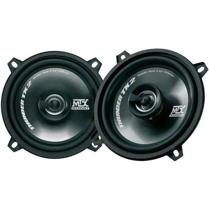 MTX Audio TX250C Haut-parleurs voiture Coaxial 2 voies 13cm 55W RMS 4 Ohms membrane polypropylene MTX Audio TX250C Haut-parleurs voiture Coaxial 2 voies 13cm 55W RMS 4 Ohms membrane polypropylene