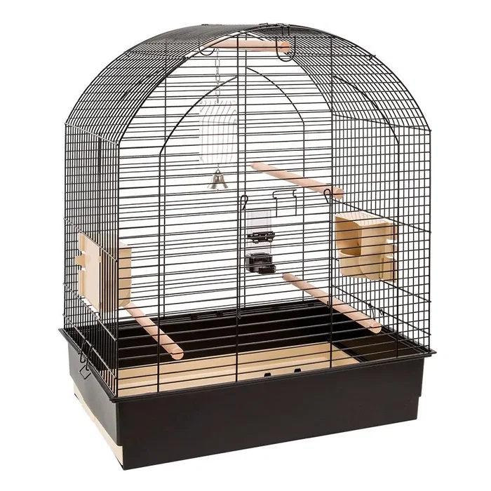 Ferplast Greta Cage pour oiseaux, noir Ferplast Greta Cage pour oiseaux, noir