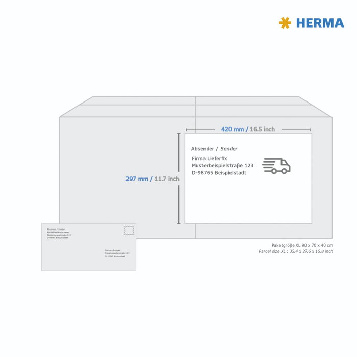 Herma Premium étiquettes multiusage blanches A3 100 feuilles