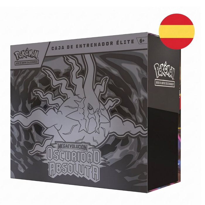 POKEMON JUEGO DE CARTAS Étui d'entraîneur d'élite Megaevolucion Oscuridad Absoluta (Espagnol) POKEMON JUEGO DE CARTAS Étui d'entraîneur d'élite Megaevolucion Oscuridad Absoluta (Espagnol)