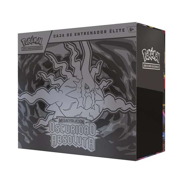 POKEMON JUEGO DE CARTAS Estuche cartas Entrenador Elite Expansion Megaevolucion Oscuridad Absoluta