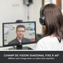 Logitech C505 - Webcam HD 720p avec Microphone, Angle de 60°, USB, Clip Universel, Pour Réunions et Cours en Ligne