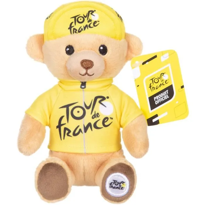 GIPSY TOYS Ours en Peluche Tour de France Maillot Jaune 15 cm - Cadeau Cyclisme GIPSY TOYS Ours en Peluche Tour de France Maillot Jaune 15 cm - Cadeau Cyclisme