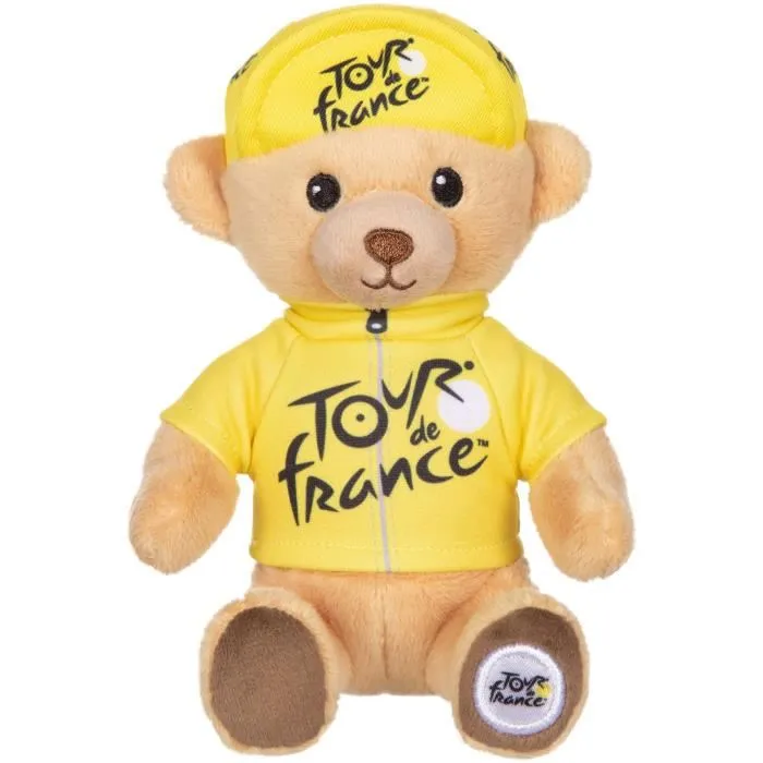 GIPSY TOYS Ours en Peluche Tour de France Maillot Jaune 15 cm - Cadeau Cyclisme GIPSY TOYS Ours en Peluche Tour de France Maillot Jaune 15 cm - Cadeau Cyclisme