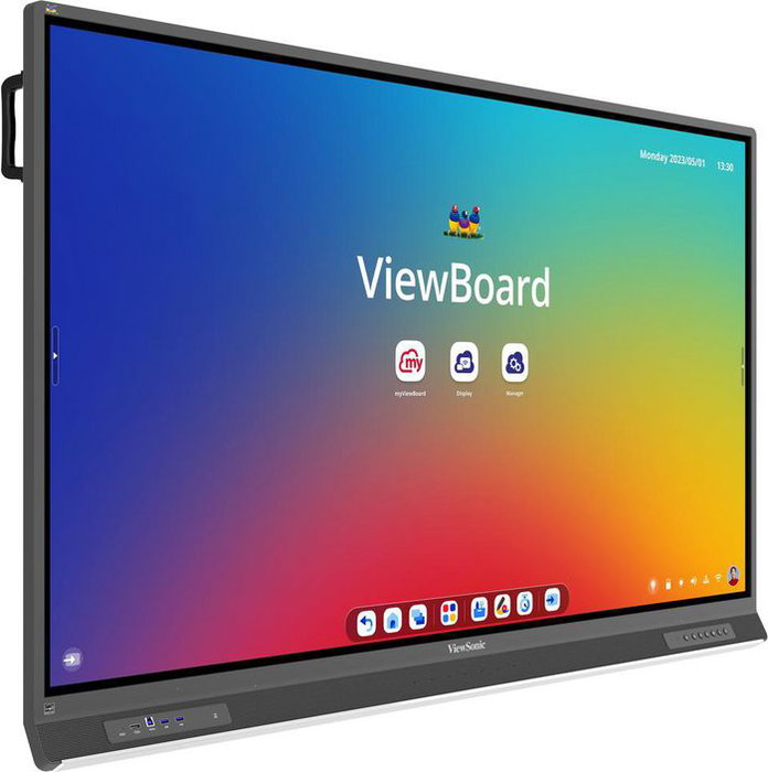 ViewSonic IFP8653 - Écran Tactile Interactif 86" 4K UHD Android 14 - 40 Points de Contact, Processeur Octa-core, 8Go RAM, 128Go, 4 Ports USB-C 100W