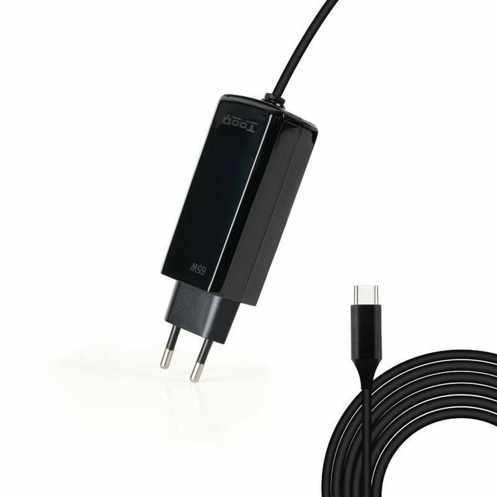 Chargeur d'ordinateur portable TooQ TQLC-USBCGAN65PD-C 65 W Chargeur d'ordinateur portable TooQ TQLC-USBCGAN65PD-C 65 W