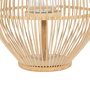 Lanterne Naturel Bambou Verre 35 x 35 x 66 cm