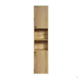 Ebuy24 - PureBliss Armoire Haute pour Salle de Bain en Chêne Décor - Meuble Haut de Rangement