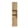 Ebuy24 - PureBliss Armoire Haute pour Salle de Bain en Chêne Décor - Meuble Haut de Rangement
