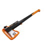 Fiskars Hache de fendage L X-Series X32, longueur 820 mm, poignée en fibre de verre, couleur noir et orange - Réf. 1069108