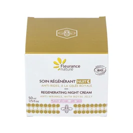 FLEURANCE NATURE Crème de nuit régénérante à la gelée royale BIO 50ml