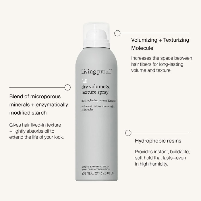 Living Proof Full Spray Volume Sec et Texture 238 ml Living Proof Full Spray Volume Sec et Texture 238 ml