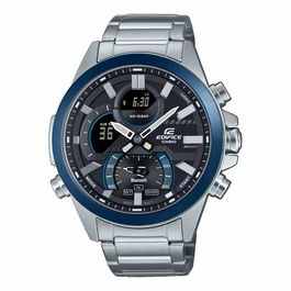 Montre Homme Casio ECB-30DB-1AEF Noir Argenté
