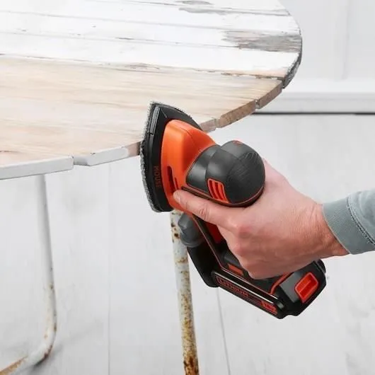 Black & Decker Ponceuse de détail sans fil BDCDS18 18V - Design Mouse avec sac à poussière