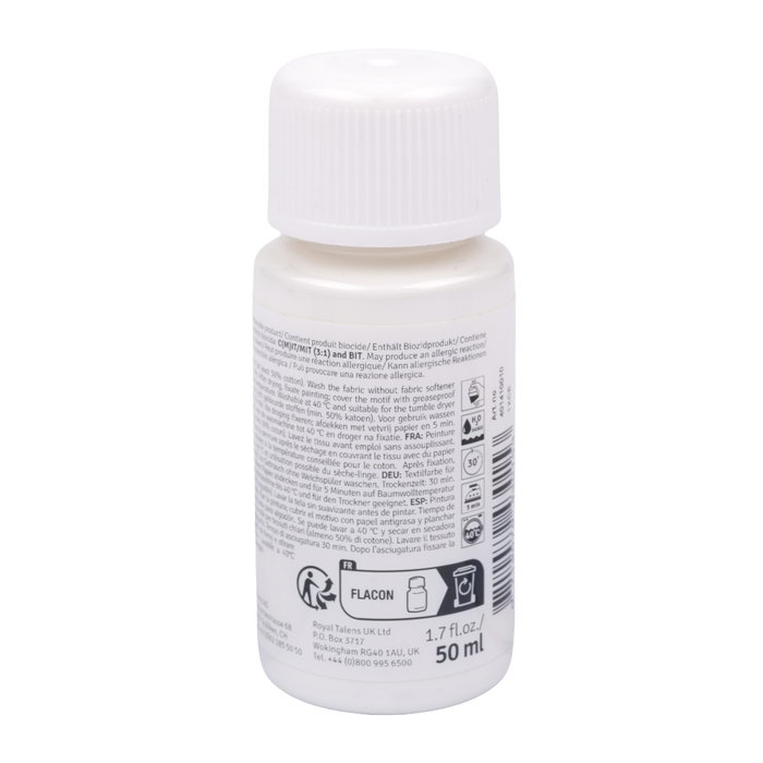Talens Art Creation Peinture Textile Blanc Pur 50 ml Talens Art Creation Peinture Textile Blanc Pur 50 ml