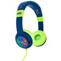 PJ Masks - Casque audio pour enfants 3-7 ans, limité à 85 dB, avec connecteur jack 3,5 mm et diademe reglable, compatible iPad, Nintendo Switch et tablettes