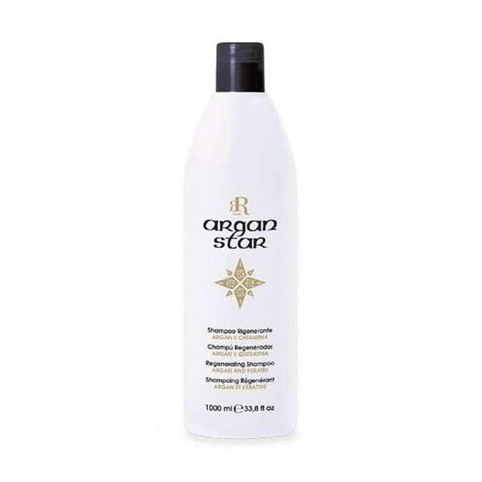 Racioppi Shampooing Régénérateur Argan et Kératine Star 1000ml Racioppi Shampooing Régénérateur Argan et Kératine Star 1000ml