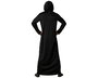 Marque Inconnue Déguisement Homme Adulte Squelette Fluorescent à Capuche, Effet Luminescent dans le Noir, Noir, Taille XL, pour Halloween et Fêtes