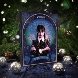 Cinereplicas Calendrier de l'Avent Wednesday 2024 - 24 Surprises Figurines et Autocollants Série Nevermore