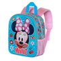 KARACTERMANIA Mochila Sac à Dos 3D Happiness Minnie Disney pour Enfant, Dossier Rembourré, avec Pochette Filet Latérale, 31 cm (11x26x31 cm)